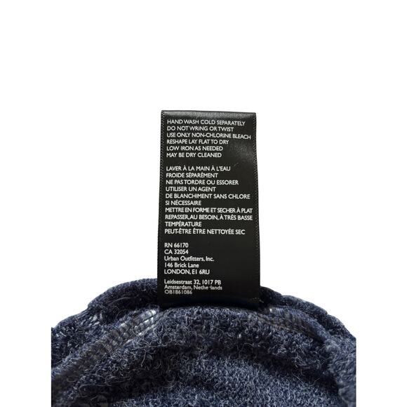 Urban Outfitter Renewal Loose Knit Bell Sleeve Shrug Sweater | Navy | Women’s XS - Picture 7 of 9